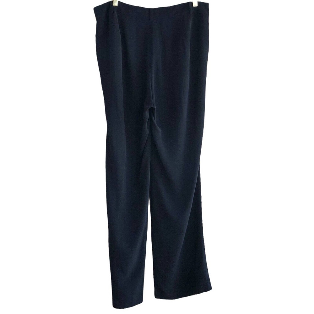 Eileen Fisher Dress Pants Black Pleated Front Trousers